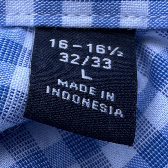 TOMMY HILFIGER Men's Regular Fit Stretch Shirt - Large - Picture 8 of 9